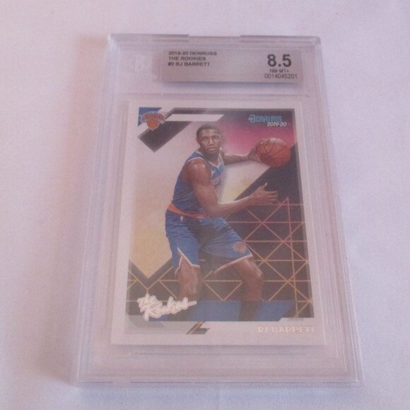 2019-20 DONRUSS THE ROOKIES #3 RJ BARRETT 8.5 NM-MT+ - Picture 3 of 5